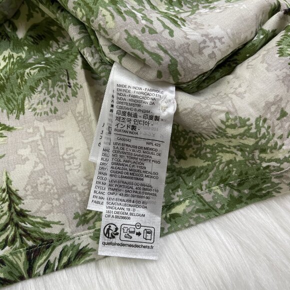 Levi’s Tropical Print 100% Lyocell Camp Shirt Men's Size L NWT MSRP $59.50 - Picture 9 of 10